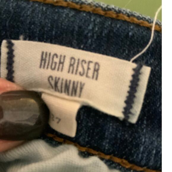 Madewell High‎ Riser Skinny distressed jeans size 27 - Picture 6 of 6